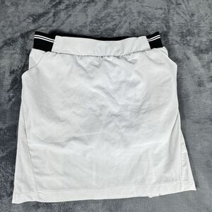 Kyodan Sz XS Golf Skort with Pockets White Black Waist Pull On Athletic